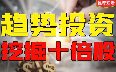 投资趋势，十倍股有什么属性？未来十年会涨10倍的股票有哪些？哔哩哔哩bilibili