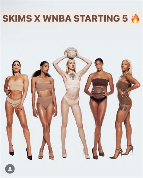 Skims Unveils Star Studded Underwear Campaign To Celebrate Its Wnba