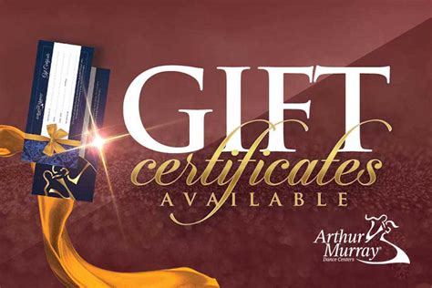 Gift Certificates Arthur Murray Baltimore Gift Certificates