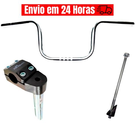 Guid O Modelo De Moto A O Cromado Preto Alto Titan Cg Bike Mesa