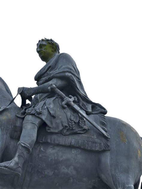 Equestrian statue of William III in Petersfield UK