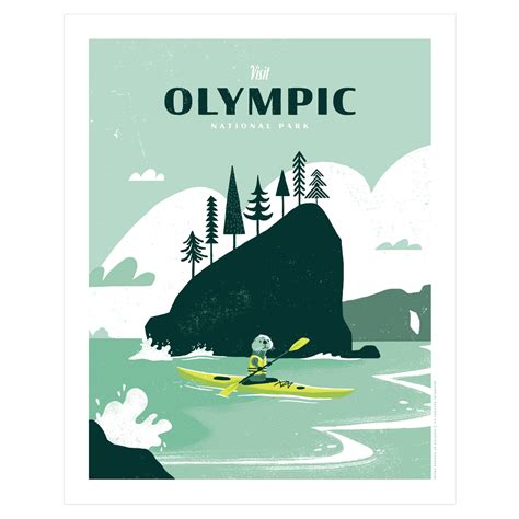 Olympic National Park Poster | Factory 43