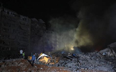 Sept 27 After Targeting Nasrallah IDF Hits Buildings Housing