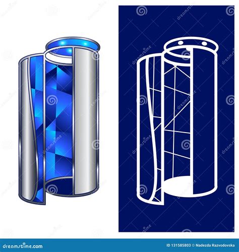 Cold And Cryo Compressed Hydrogen Concept Icon Vector Illustration