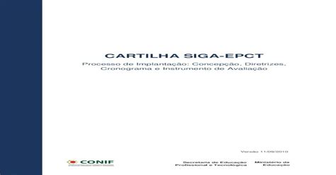 Cartilha Siga Epct Reitoria Ifpr Edu Brreitoria Ifpr Edu Br Wp