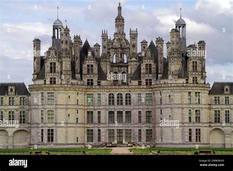 Ch Teau De Chambord Francja France Frankreich Zamek Pa Ac