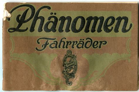 97 0 Phänomen Katalog 1914 Historische Fahrräder e Verein