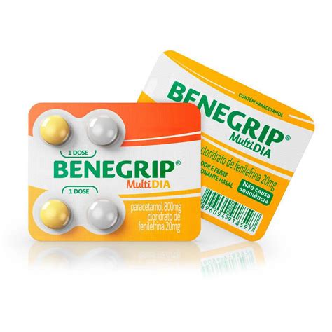 Bula Do Benegrip Multidia Para Que Serve E Como Tomar Droga Raia