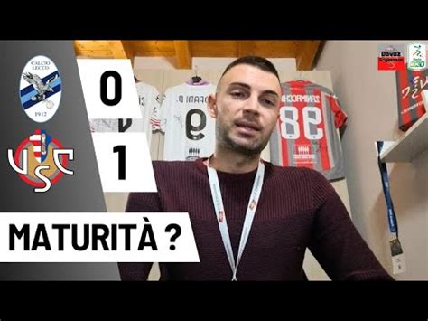 Lecco Cremonese Vittoria Importantissima Youtube