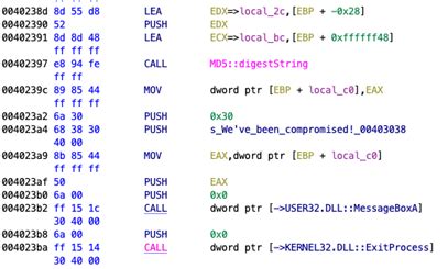 Ghidra Binary Patching Tripwire