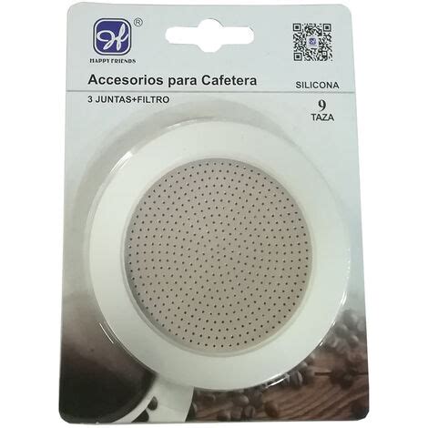 Juntas Cafetera Silicona Tazas Filtro