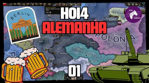 Uma ALEMANHA Alternativa 01 ALEMANHA HOI4 Gameplay PT BR 2023