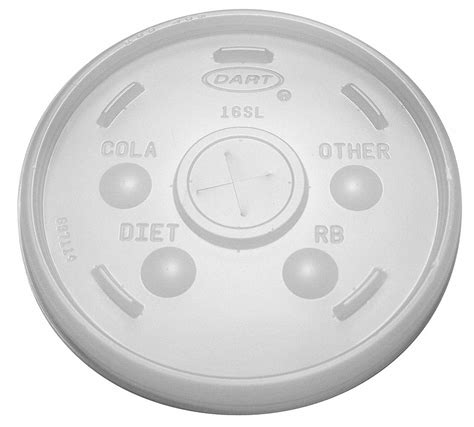 DART For 12 Oz 14 Oz 16 Oz 20 Oz 24 Oz Cup Capacity 1 000 Disposable Hot Cold Cup Lid 1UCV4