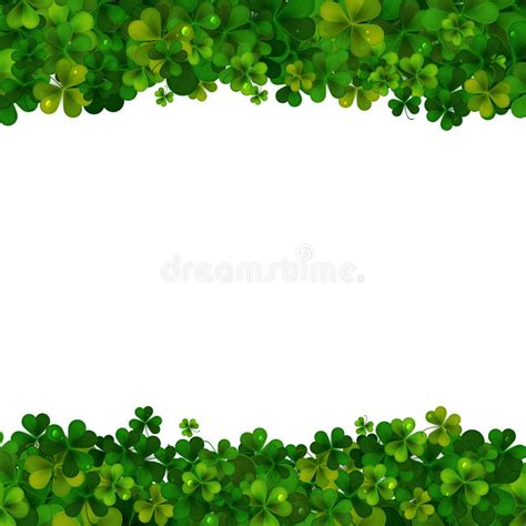 Shamrock Made Of Small Shamrocks Stock Vector Illustration Of Garnet