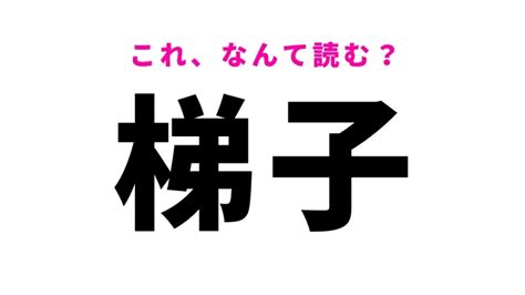 【梯子】はなんて読む？高いところにのぼる道具 Ray レイ