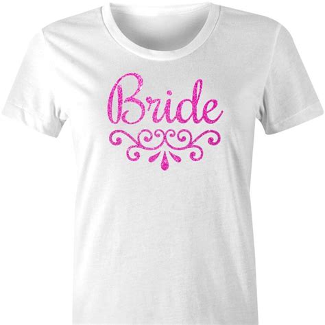 Bride Tshirt With Filigree Bride Tshirts And Singlets Hens Party