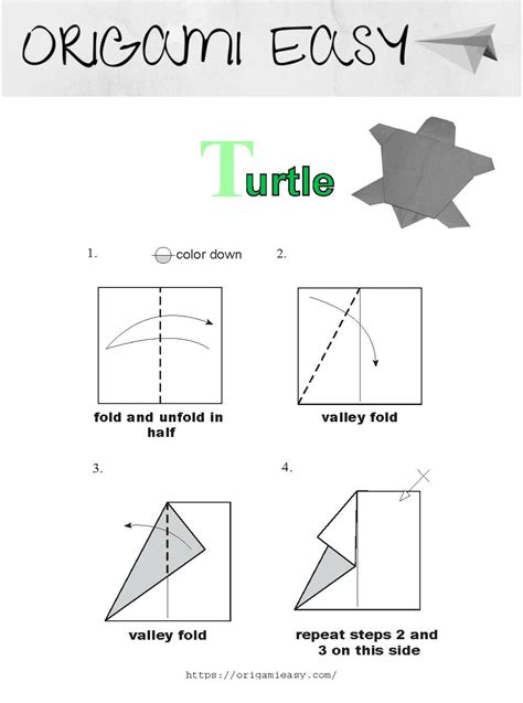 Animals ⭐ How To Make A Origami Turtle Origami Easy