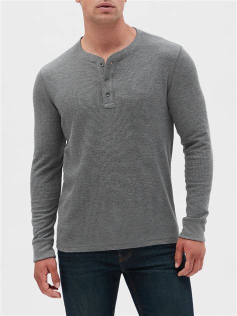 Waffle Knit Henley Banana Republic Factory Henley Waffle Knit