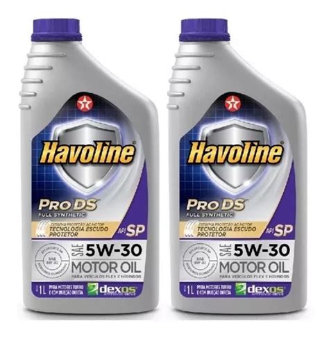 2 Oleo Havoline 5w30 Pro Ds 100 Full Sintético Dexos