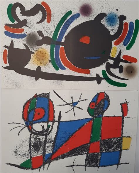 Joan Miro Litografia Original Vi Y X Catawiki