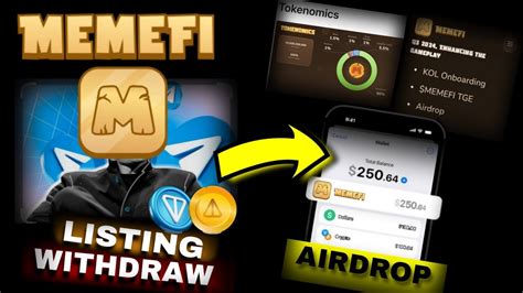 Memefi Coin Airdrop Withdrawal Memefi Mining Listing Update Wallet