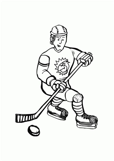 Printable Hockey Coloring Pages - Coloring Home