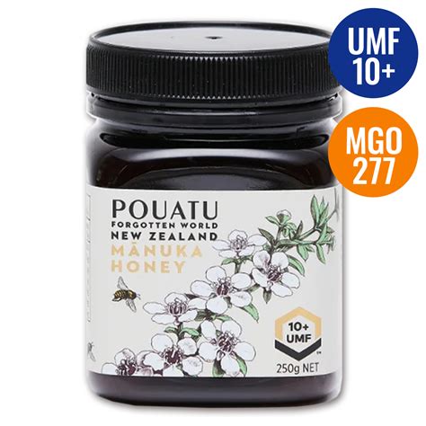 Premium All Natural Manuka Honey Umf10 Mgo277 From New Zealand 250g