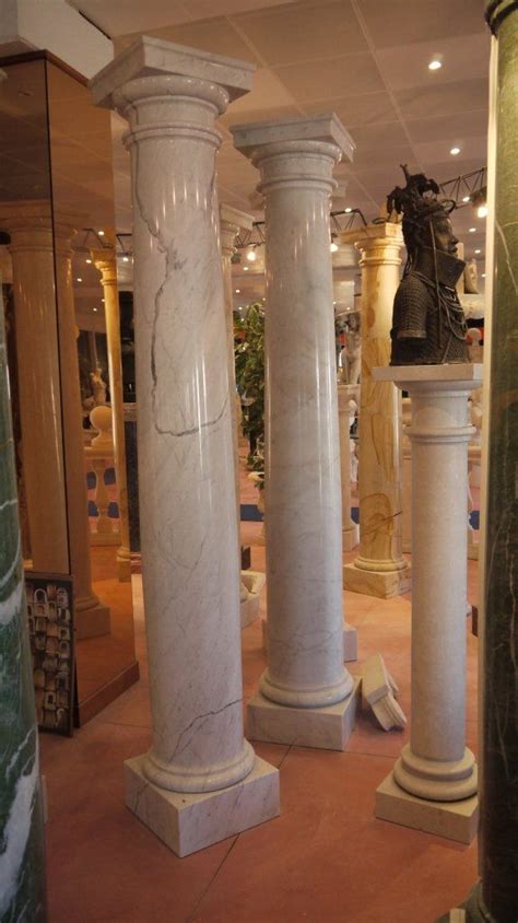 Säule in Marmor Achille Grassi Marble columns Column ideas Round