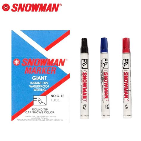 Jual Spidol Snowman Permanen Marker G