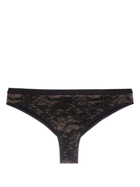 Marlies Dekkers Bragas Taboo Con Encaje Floral Negro FARFETCH ES