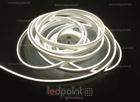 Ledpoint S R L Led Neon Flex 4x8mm Bianco 4000K 2835 12V 9 6W 120led