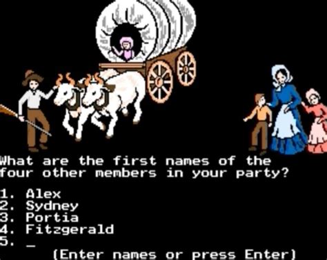 Play Oregon Trail game online in your browser - Ms-DOS games