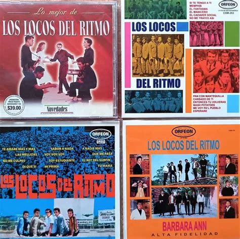 Los Locos Del Ritmo 4 Títulos Diferentes En Cd Meses sin intereses