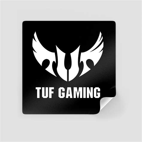 Asus Tuf Gaming Black Sticker Waterproof Unit Shopee Malaysia