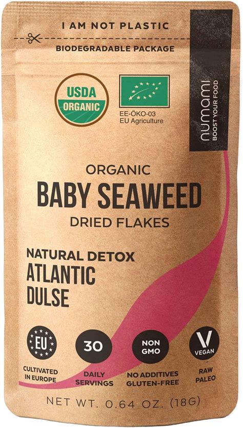 amazoncom dulse flakes certified organic sea vegetables washed