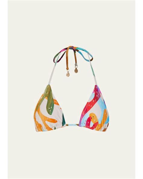 Milly Cabana Millie String Bikini Top Lyst