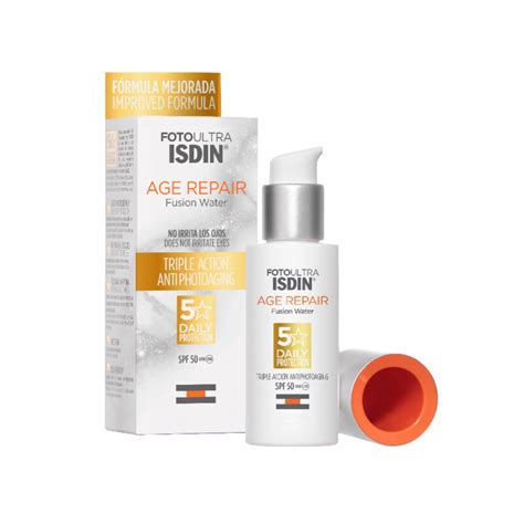 Bloqueador Antiedad Isdin Foto Ultra Age Repair Fusion Water Spf 50