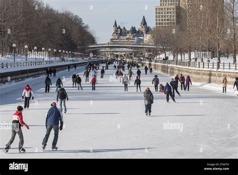 La plus longue patinoire du monde Banque de photographies et dimages à