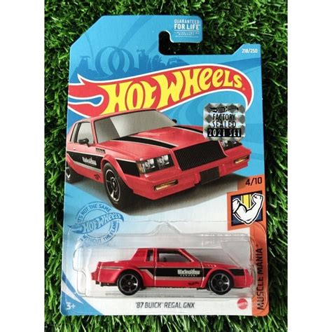 Jual HOT WHEELS FS 87 BUICK REGAL GNX RED BLACK WIDOW EXHAUST FACTORY SEALED 2021 Shopee