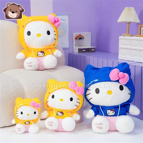 gau bong  kitty ao ni ngoi nha gau bong