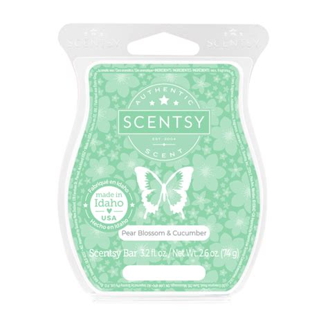 Pear Blossom Cucumber Scentsy Bar Sammy Grace Scents