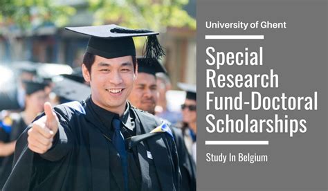 Special Research Fund Scholarships 2024 At Ghent University