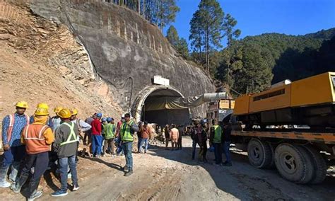 Uttarakhand Tunnel Collapse Large Diameter Pipes Drilling Machines