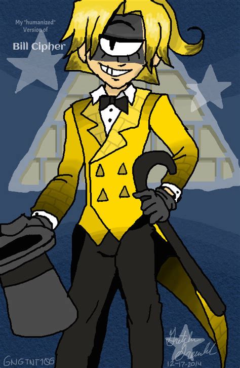 My Humanized Version Of Bill Cipher By Gngtnt105 On Deviantart