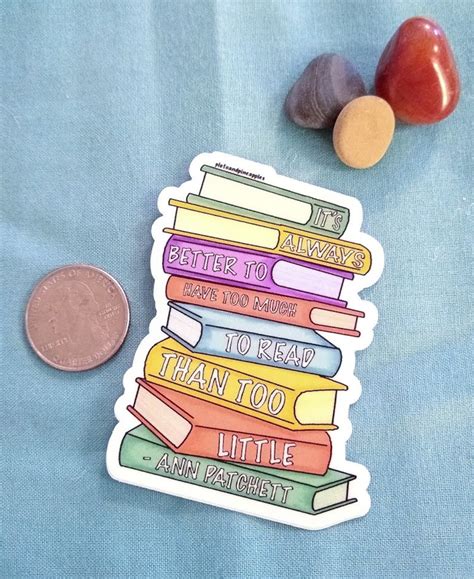 Book Quote Sticker Reading Sticker Book Lover Sticker Etsy