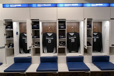 Georgetown Hoyas Volleyball Lockers Shield Lockers