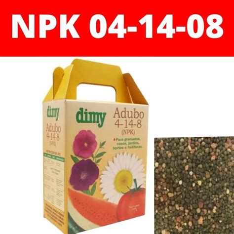 Adubo Fertilizante Npk Granulado Kg Dimy Adubo Para