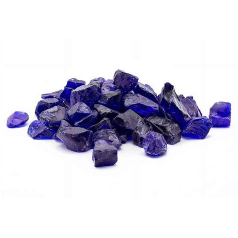 Dragon Glass 10 Lb Cobalt Blue Landscape And Fire Pit Glass 12