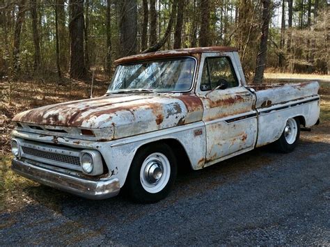 1966 Chevrolet C10 Shop Truck Rat Rod Killer Patina Short Bed Big Back Window Classic