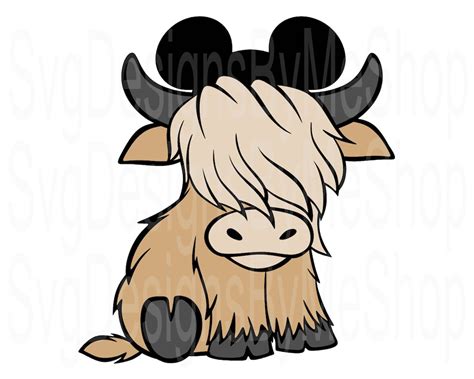 Highland Cow Svg, Cow Svg, Digital File, Digital Download Svg, Png, Eps ...